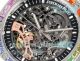 OMF Swiss clone Audemars Piguet Rainbow Royal Oak Offshore Frosted Gold Skeleton Watch (4)_th.jpg